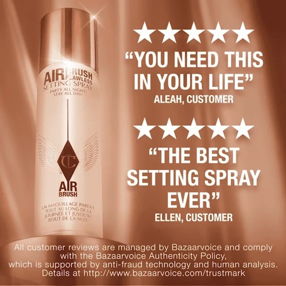 Charlotte Tilbury Airbrush Flawless Setting Spray, 34 ml,1 Entry to Win Coach! - Picture 5 of 9